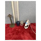 Antique Iron, Candle Holder