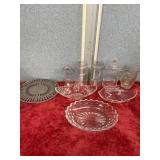 Vintage Candy Bowls, Glass Pitcher