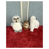 Assorted Owl Stuffed Animals