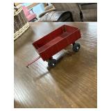Vintage Ertl red farm wagon