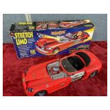 Red stretch limo