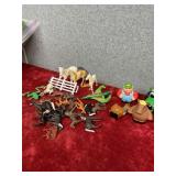 Various size farm animals and a heavy metal k