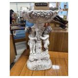Northlight cherub angles pedestal bird bath