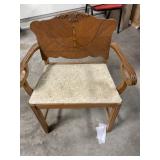 Vintage wooden decorative chair