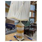 Vintage glass decorative lamp