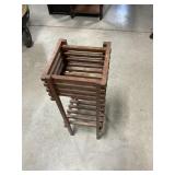 Wooden plant holder
