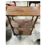 3 tier wooden shelf