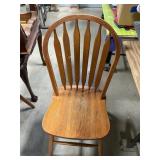 Wooden dinner table chairs