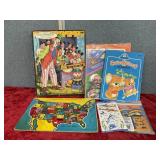 Misc Mickey Mouse Club puzzle, United States map