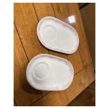 2 ceramic trinket dishes