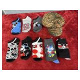 Mickey Mouse Socks & Tiger Stripped Hat