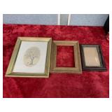 Picture frames x3