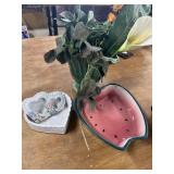 Decorative Flower Vase, Milk Glass ware