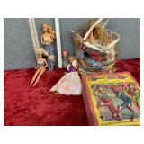Vintage Barbie dolls