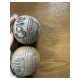 vintage bocce balls