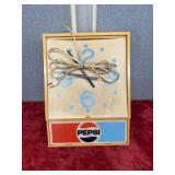 Vintage Light Up Pepsi Clock