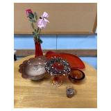 in pepsi wooden cratte -red plater-home dec