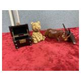 Misc. Animals & Piggy Bank w Chest