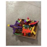 Assorted toy guns
