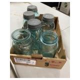 7 Ball Mason jars
