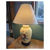 yellow table lamp