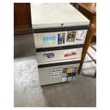 Three drawer filing cabinet