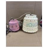 Vintage 1970s hanging lights