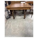 square oak dining table