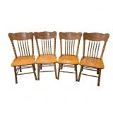 Set of 4 kitchen dining chairs
