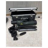White tails Unlimited scope with carrier case