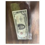 1963 $5.00 bill