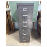 Four drawer filing metal cabinet
