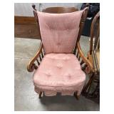 wooden glider rocker