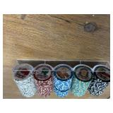 'Las Vegas' themed novelty composite poker chips