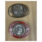 10 half dollar coins belt buckles