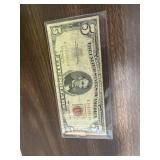 1963 $5.00 bill