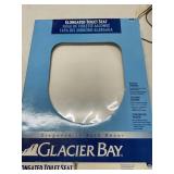 Elongated, toilet seat, solid oak