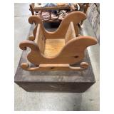 Wooden sleigh