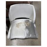 White boat seat