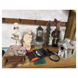 Assorted outdoor figurines