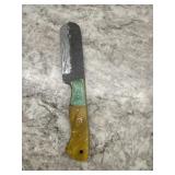 New Damascus Knife With Sheath