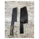 New Damascus Knife With Sheath