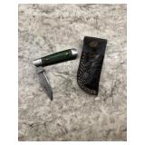 New Damascus Knife With Sheath