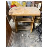 wooden side table
