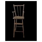 wooden doll high chair