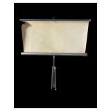 vintage portable tripod projector screen