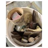 Assorted tools & nails in Bucket