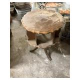 two tier wooden occasional table