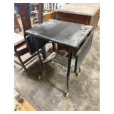 black metal cart