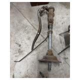 Antique cast iron hand operated water well pump
